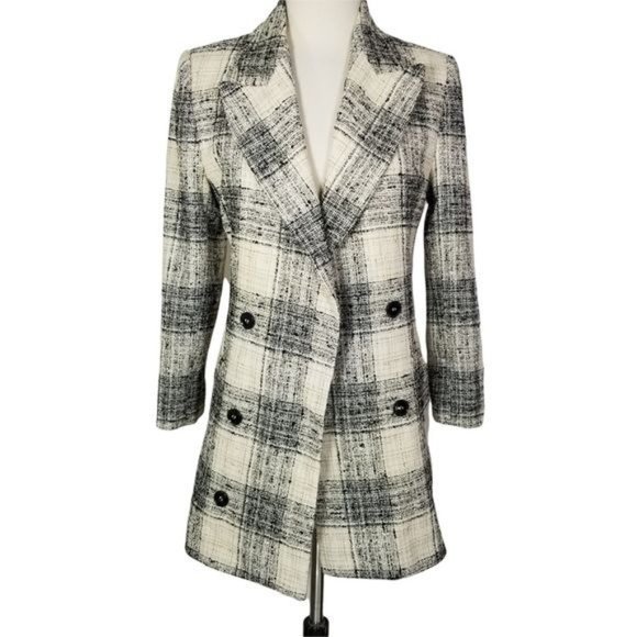 Essential Antwerp New Zanting Oversized Plaid Blazer Womens Size 36 US 4 - Picture 11 of 16